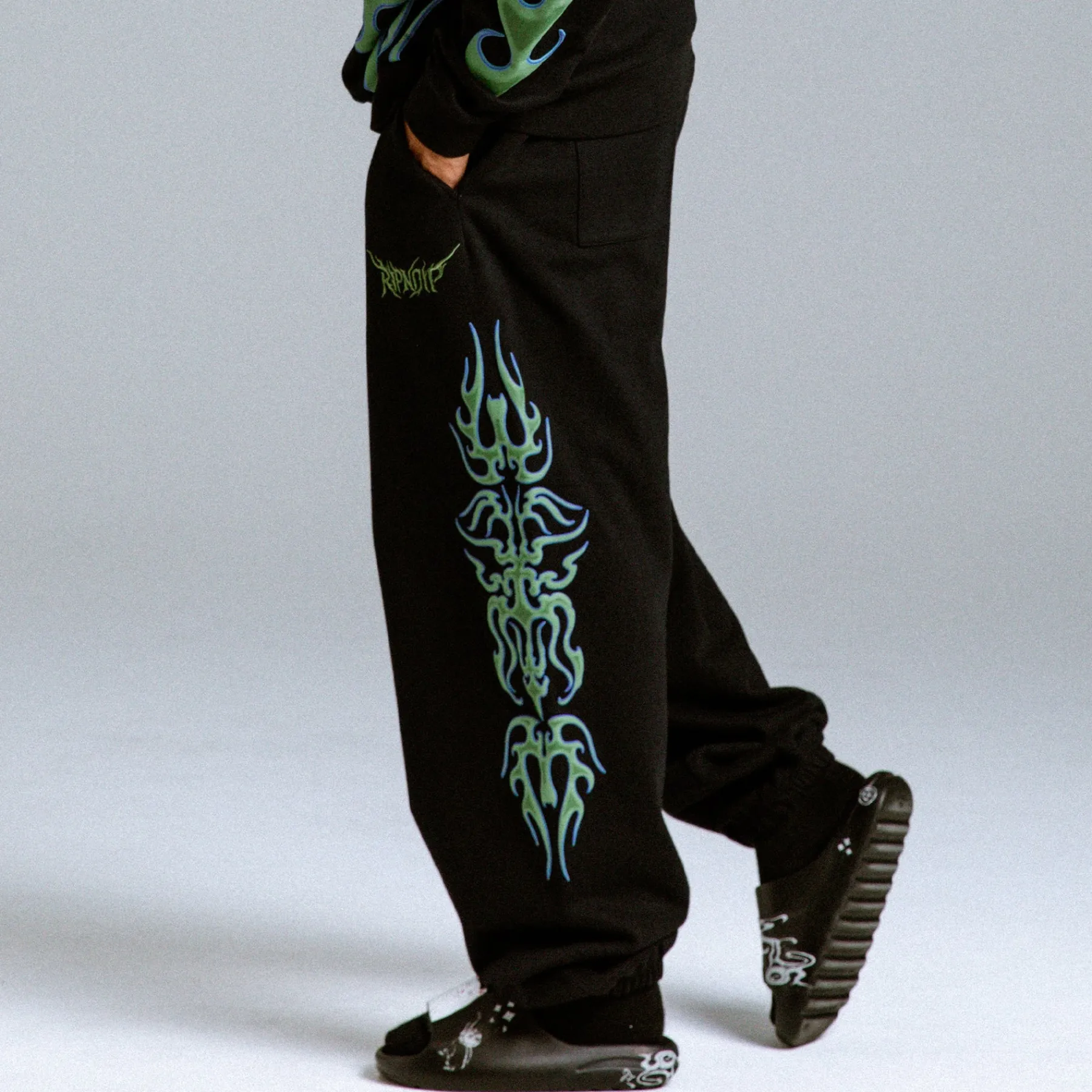 Ripndip Pants|Sweats<Volt Sweatpants (Black)