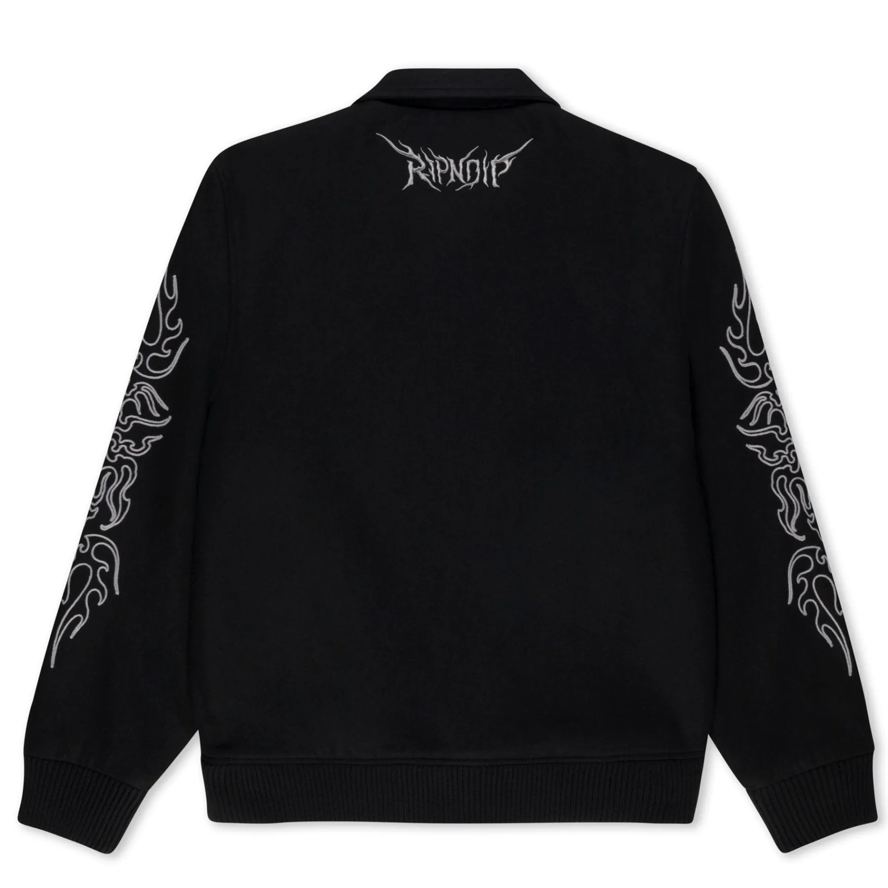 Ripndip Jackets<Volt Varsity Jacket (Black)