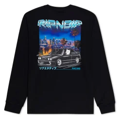 Ripndip Long Sleeve Tees<Vroom Vroom Long Sleeve (Black)