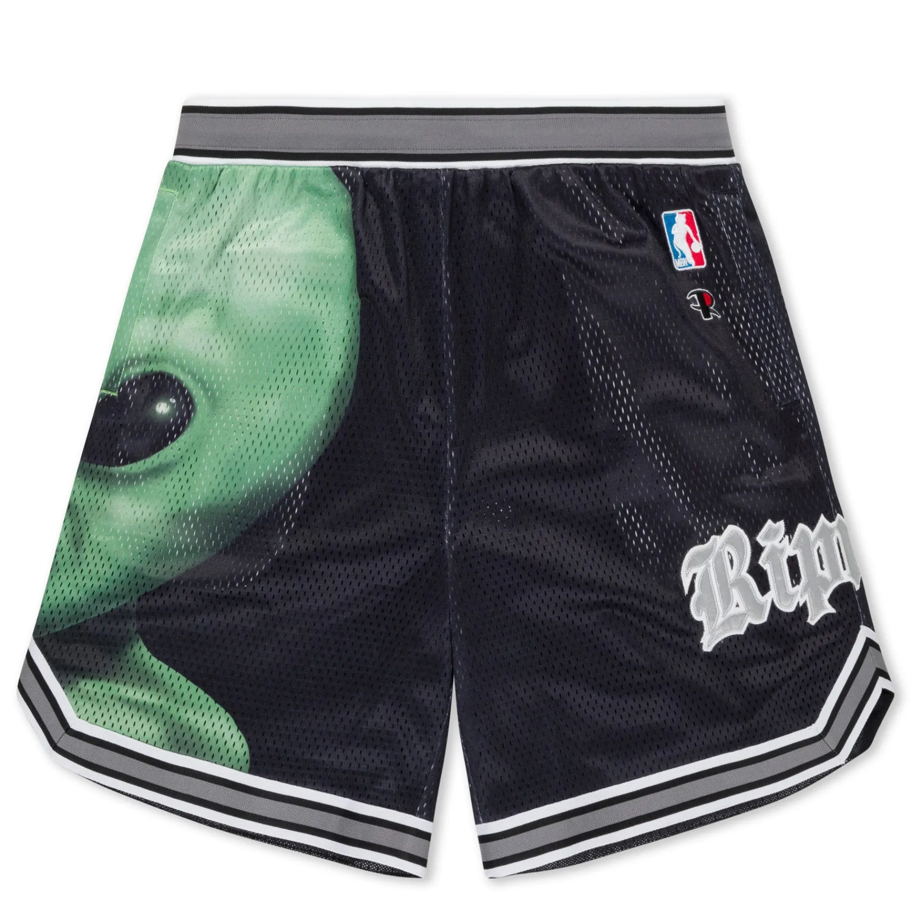 Ripndip Shorts<We Come In Peace Basketball Shorts (Black)