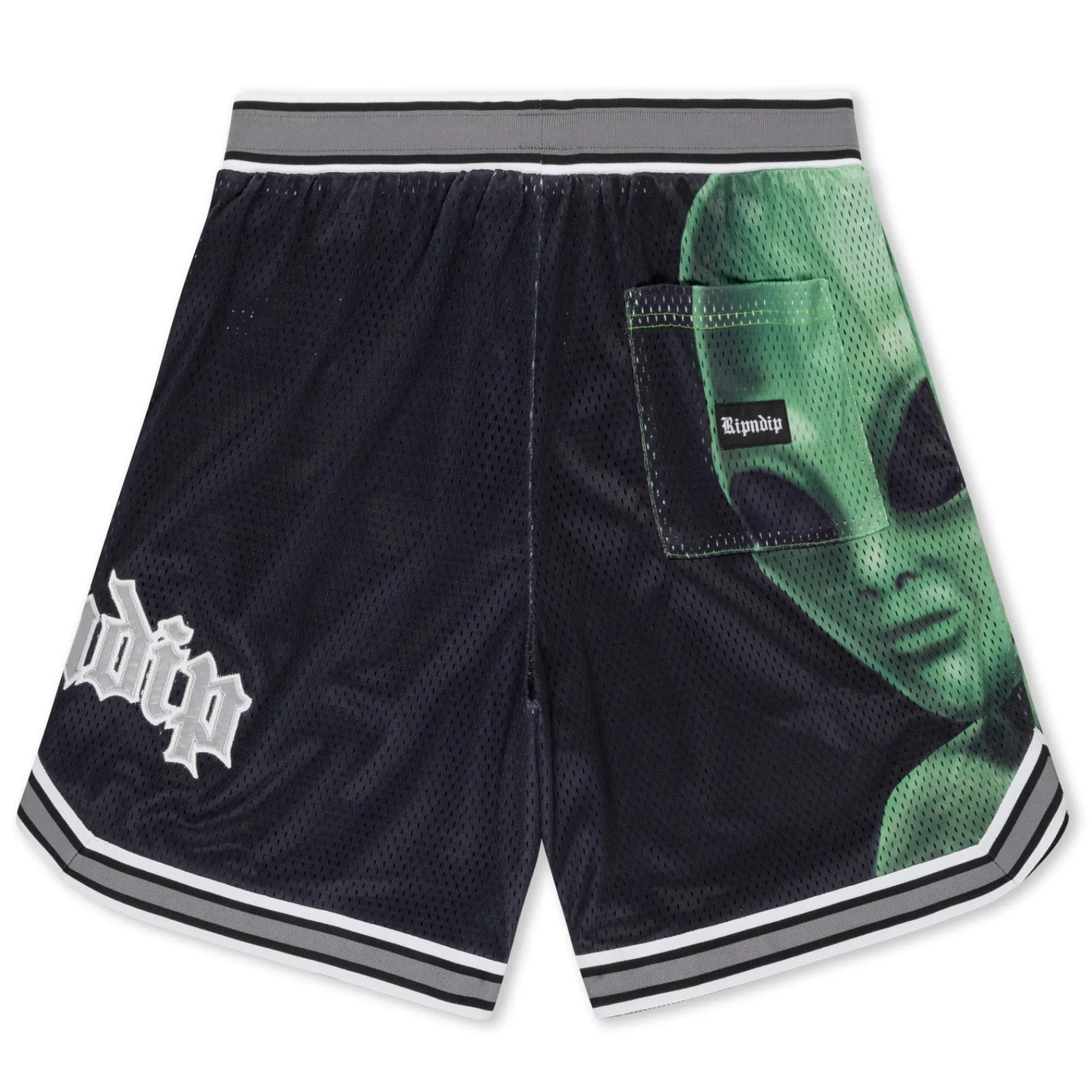 Ripndip Shorts<We Come In Peace Basketball Shorts (Black)