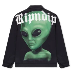 Ripndip Jackets<We Come In Peace Workman Jacket (Black)