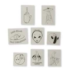 Ripndip Stocking Stuffers<We Out Here Tattoo Sheet (Black)