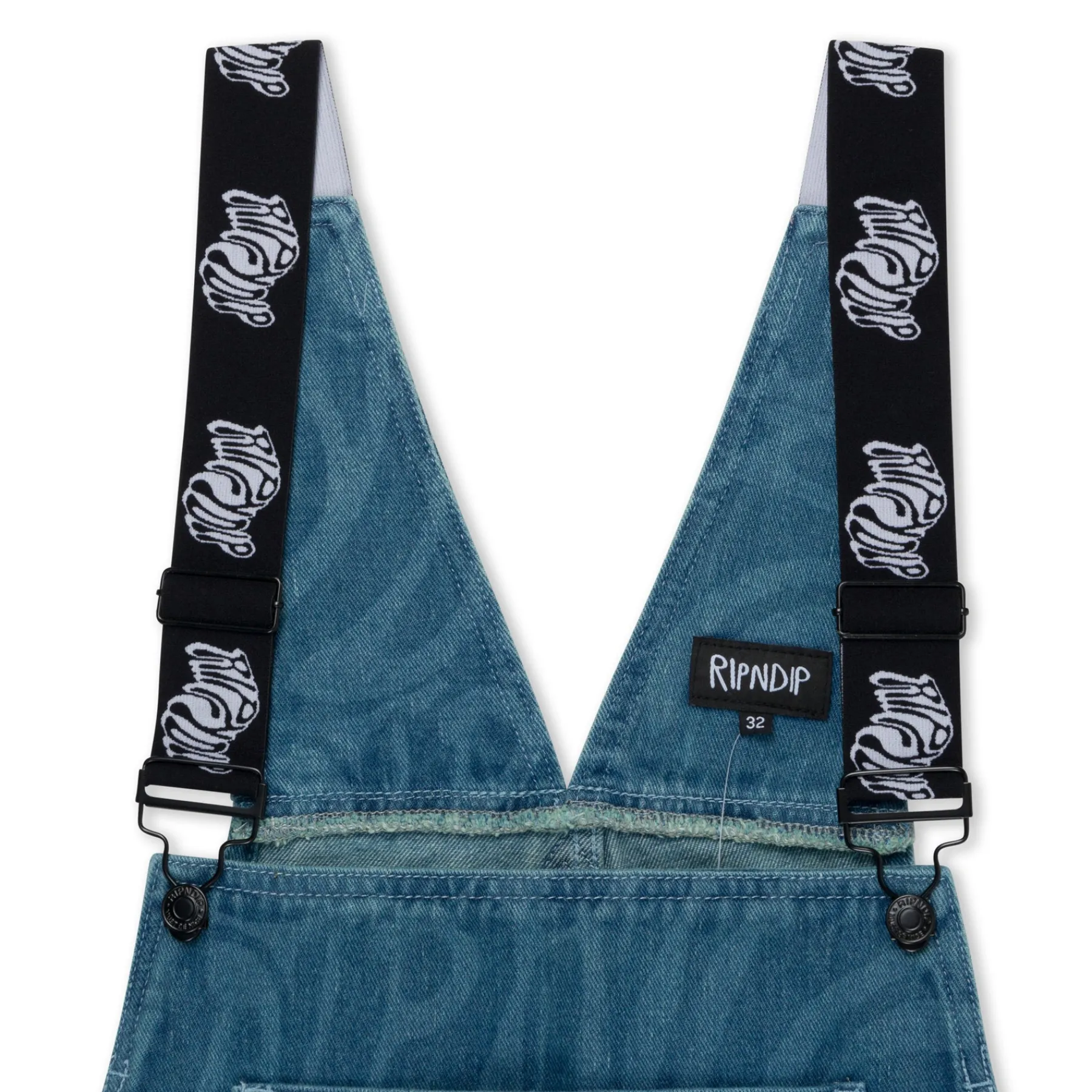 Ripndip Pants|Overalls<Wilshire Denim Overalls (Medium Wash)