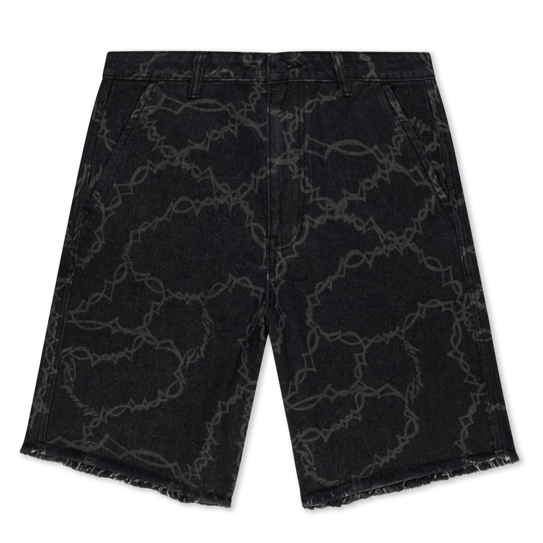 Ripndip Shorts<Wired Denim Shorts (Black)