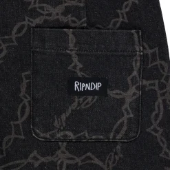 Ripndip Shorts<Wired Denim Shorts (Black)