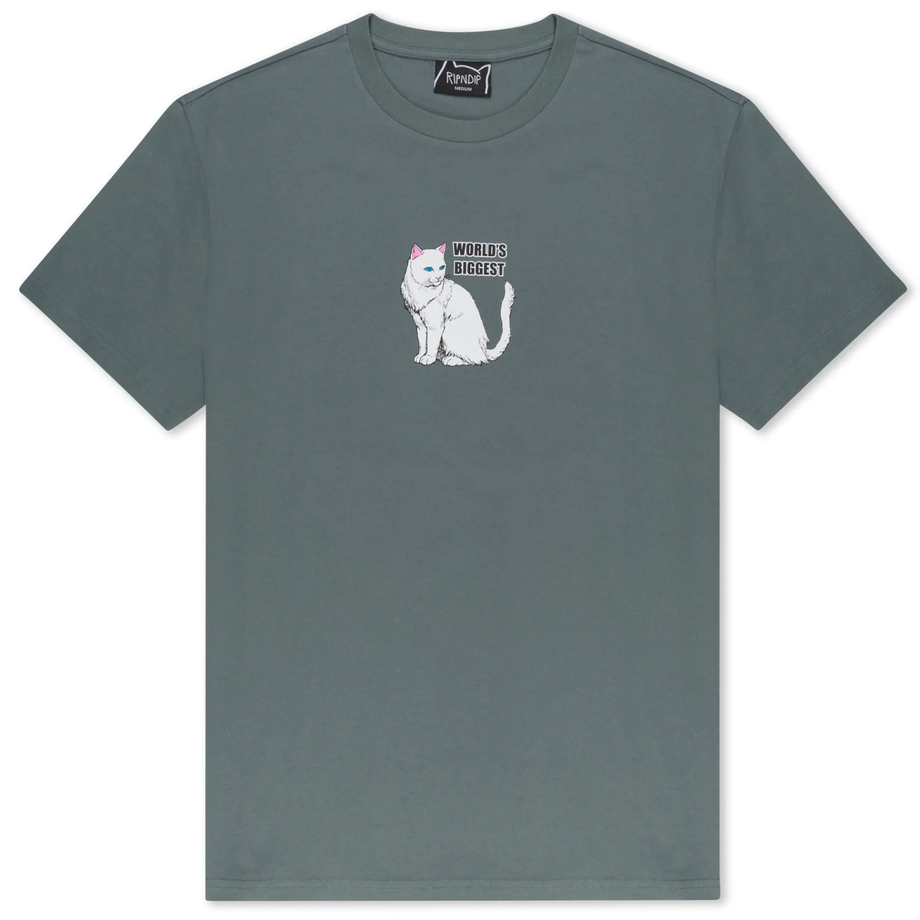Ripndip Short Sleeve Tees|Stocking Stuffers<World's Biggest Tee (Charcoal)