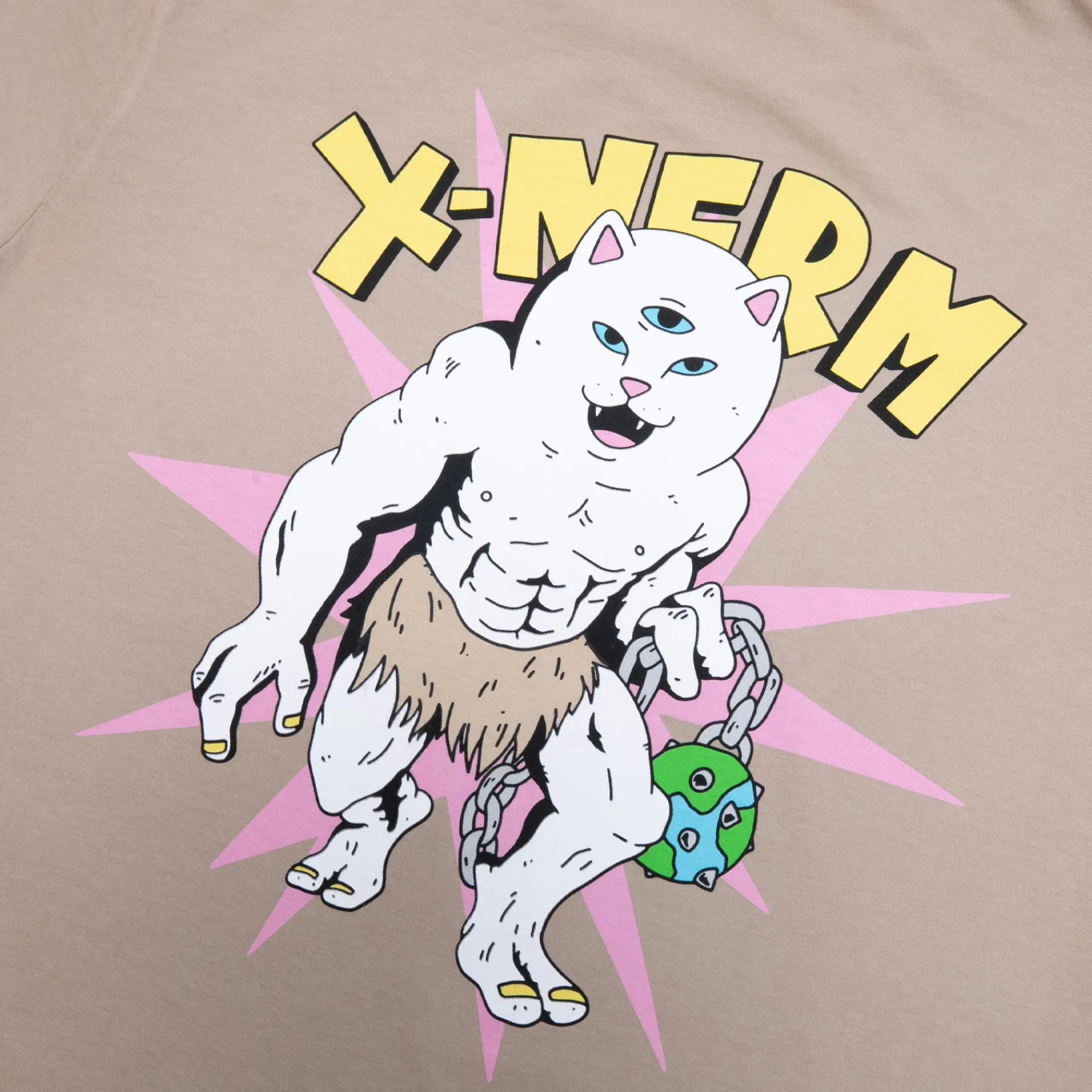 Ripndip Short Sleeve Tees<X Nerm Tee (Almond)