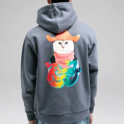 Ripndip Hoodies / Crewnecks<Yee Haw Hoodie (Storm Blue)