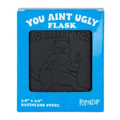 Ripndip Stocking Stuffers<You Ain't Ugly Flask (Black)