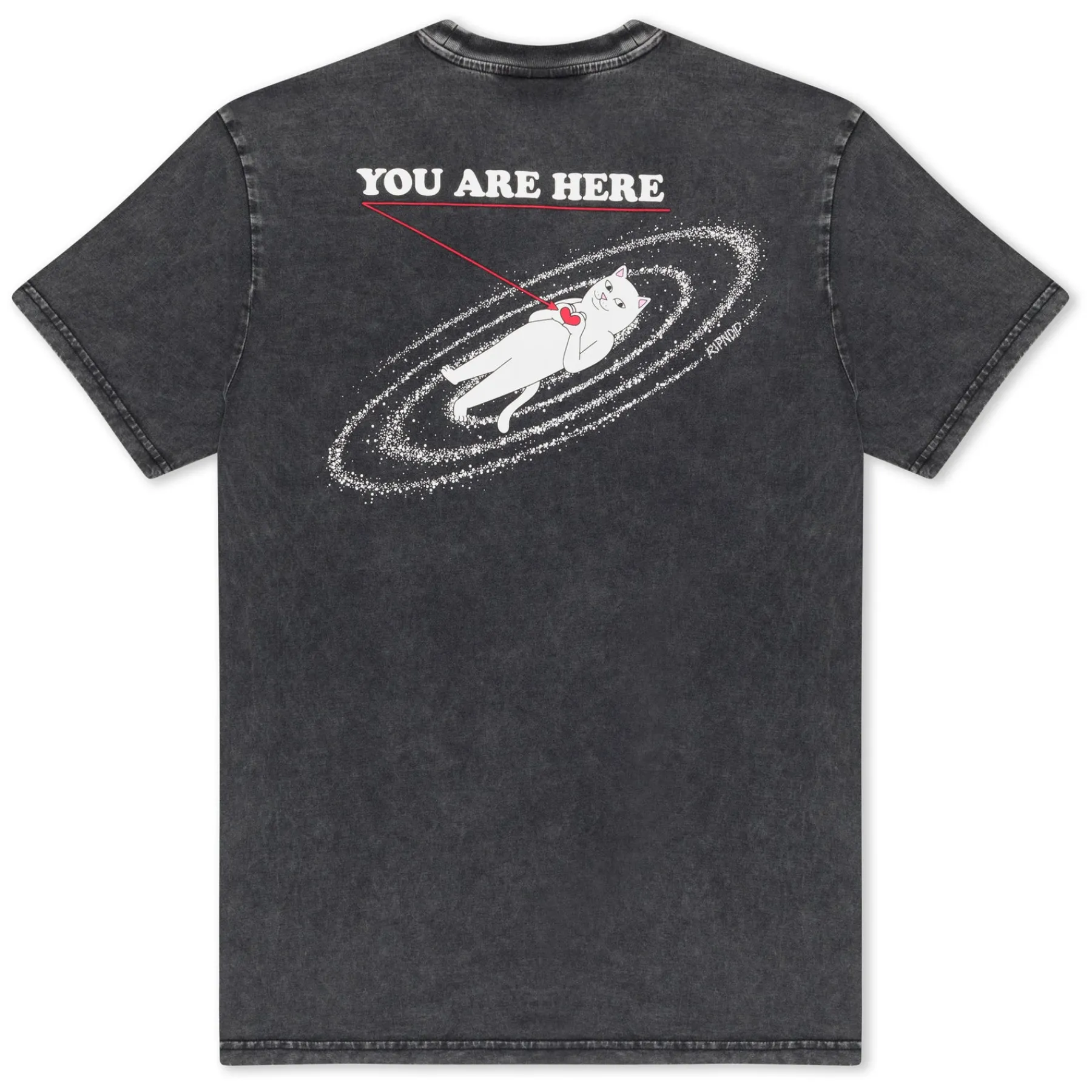 Ripndip Short Sleeve Tees<You Are Here Tee (Black)