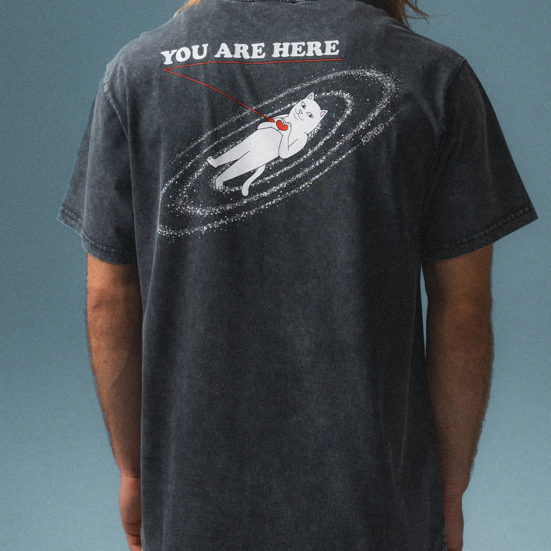 Ripndip Short Sleeve Tees<You Are Here Tee (Black)