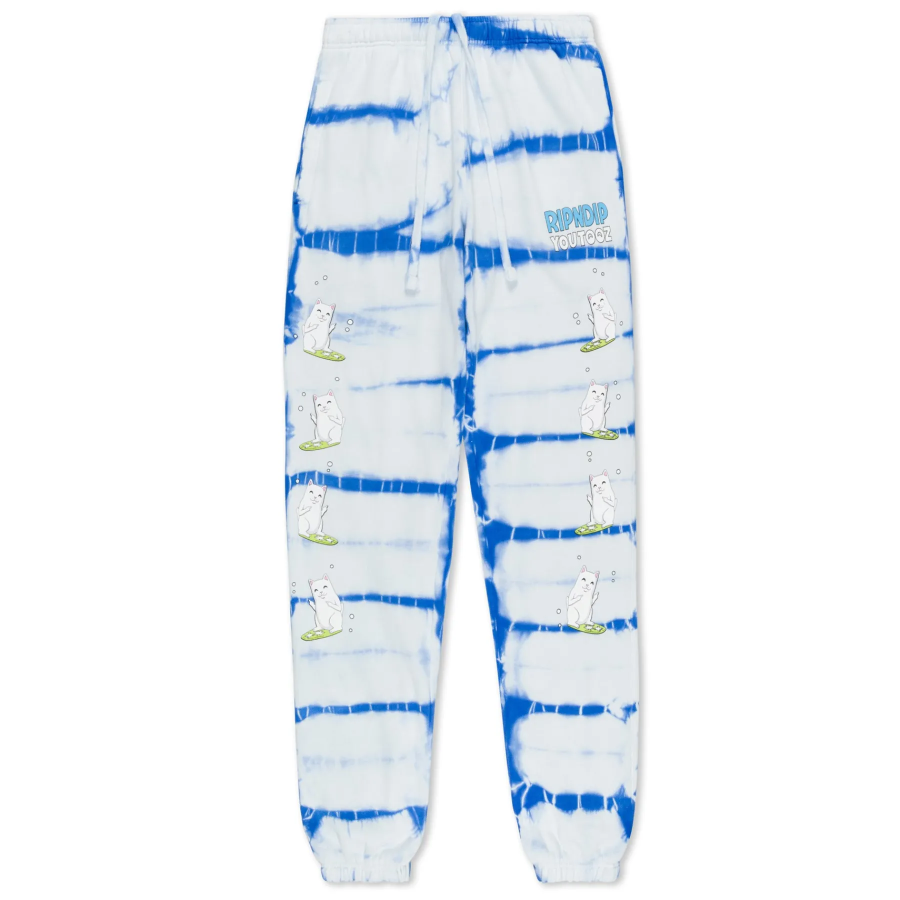 Ripndip Pants|Sweats<YouTooz Surfer Sweatpant (Blue Stripe Dye)