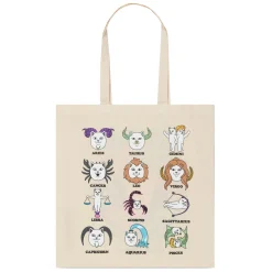 Ripndip Stocking Stuffers|Totes<Zodiac Mucho Tote Bag (Natural)