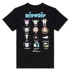 Ripndip Short Sleeve Tees<Zodiac Tee (Vintage Black)